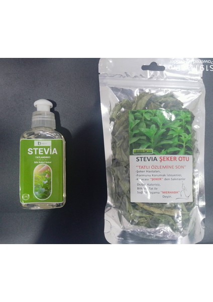 Şeker Otu 50 gr Toz 70 gr Sıvı