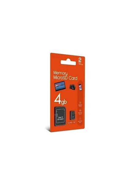 Crt 4 GB Micro Sd Siyah Hafıza Kartı Telefon Kamera Tablet Adaptörü Dahil