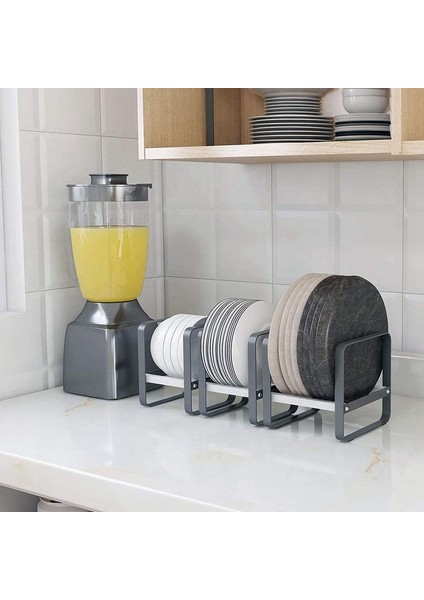 Plaka Tutucu Bulaşık Organizatör Rafı, Metal Kaymaz Standı Ekran Kase Bulaşık Organizatör Rafları Kapaklar Kesme Tahtası Kurutma (Yurt Dışından) fiyatları