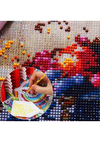 2x 16 Yuvalı Tepsi Düzenleyici Aksesuarları Tepsi Alet Setleri Organizatör Kırmızı (Yurt Dışından) fırsatları