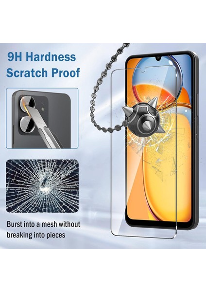 Xiaomi Redmi 13C Uyumlu Ekran Koruyucu Nano Cam 2 Adet