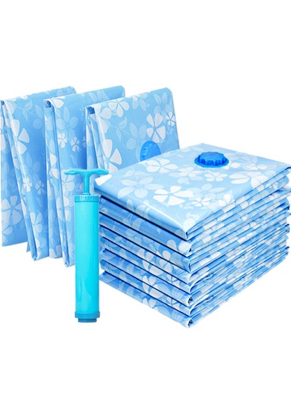 22 Adet Kalınlaşmış Vakumlu Saklama Çantası Kumaş Sıkıştırma Çantası Yeniden Kullanılabilir Battaniye Elbise Yorgan Organizatör El Pompası ile (Yurt Dışından) fırsatları