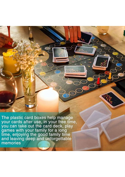 45 Paket Kutusu Ticaret Kartı Kutusu Kart Depolama Organizatör Temizle Kart Kutusu Oyun Kartları Için Boş Saklama Kutusu (Yurt Dışından) modelleri