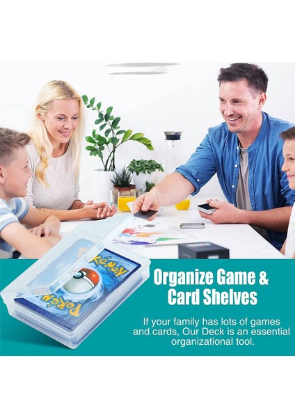 45 Paket Kutusu Ticaret Kartı Kutusu Kart Depolama Organizatör Temizle Kart Kutusu Oyun Kartları Için Boş Saklama Kutusu (Yurt Dışından) fırsatları