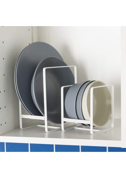 Plaka Tutucular Organizer Beyaz Dolap Tezgah Üstü ve Dolap Için Bulaşık Kurutmalık (Küçük ve Büyük)(Beyaz) (Yurt Dışından) fiyatları