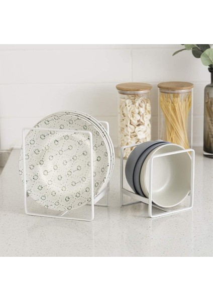 Plaka Tutucular Organizer Beyaz Dolap Tezgah Üstü ve Dolap Için Bulaşık Kurutmalık (Küçük ve Büyük)(Beyaz) (Yurt Dışından) indirimleri