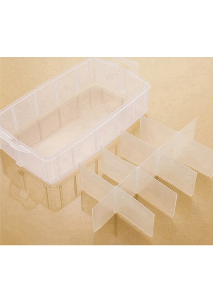 2x Sanat, El Sanatları ve Takı Organizatörü, 30 Ayarlanabilir Bölmeli Istiflenebilir 3 Katmanlı Şeffaf Plastik Organizatör (Yurt Dışından) indirimleri