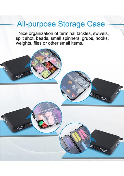 4 Paket Mini Mücadele Kutuları Plastik Balıkçılık Organizatör Mücadele Saklama Kapları Kayık Sinek Kutuları (Yurt Dışından) indirimleri