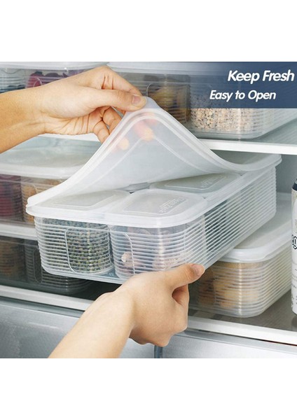 2x Kapaklı Gıda Saklama Kabı Seti - Kiler Organizasyonu ve Depolama Için Ücretsiz Plastik Gıda Kapları (Yurt Dışından) modelleri