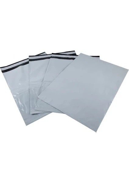 Gri Cepsiz Kargo Poşeti 35X45+5 100 Adet