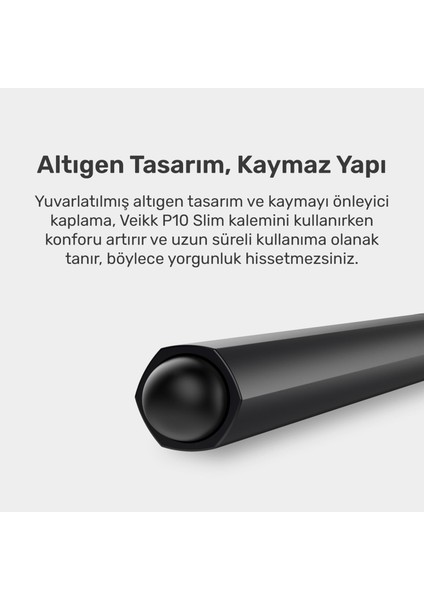 VK1600 Grafik Tableti İçin Pilsiz Pasif Kalem P10
