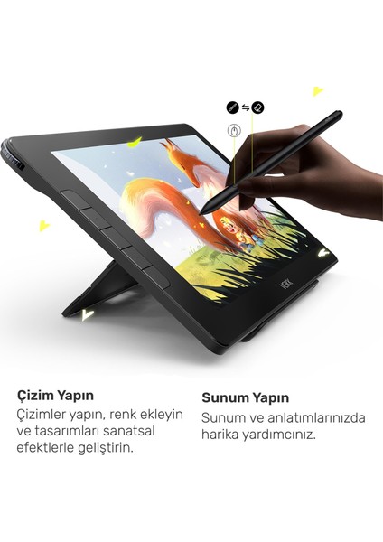 VK1600 Grafik Tableti İçin Pilsiz Pasif Kalem P10