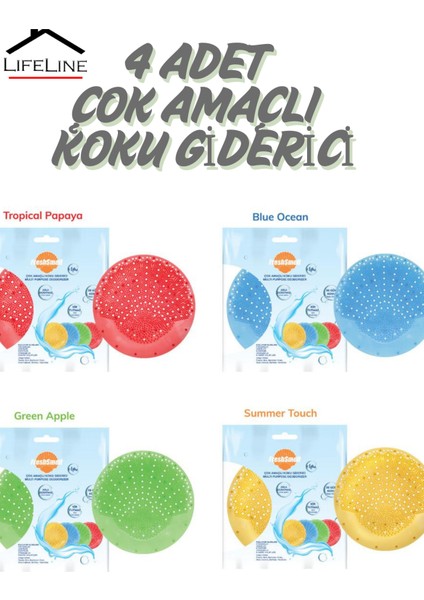 4 Farklı Çok Amaçlı Koku Giderici
