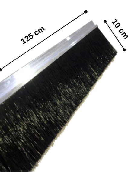 Kapı Altı Fırçası Kapı Altı Süpürgesi 125cm H Tipi Kıl Boyu 10cm