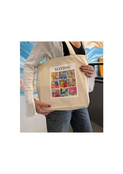 Kanvas Bez Çanta -Mattısse - 320 gr - %100 Pamuk - Büyük Boy