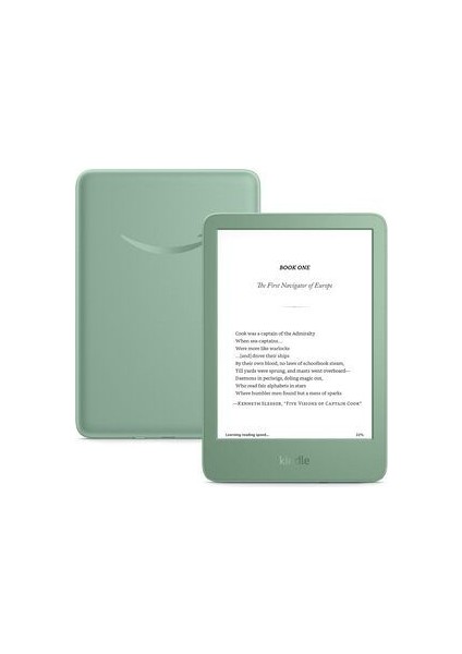 Kindle Basic (2024) 11.nesil 16 GB E Kitap Okuyucu 6” Reklamsız Matcha