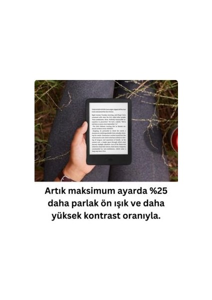 Kindle Basic (2024) 11.nesil 16 GB E Kitap Okuyucu 6” Reklamsız Matcha fırsatları