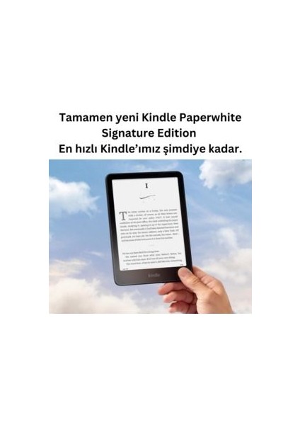 Yeni Amazon Kindle Paperwhite Signature Edition (2024) 12.nesil 32 GB 7” Kablosuz Şarj Metalik Siyah fiyatları