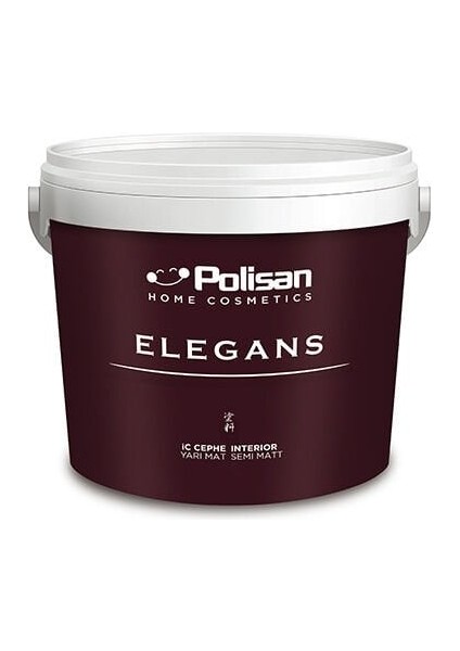 Elegans Yarı Mat Sakız Beyazı - 15 L
