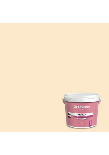 Perla Silikonlu Mat Açık Fildişi - 7,5 L