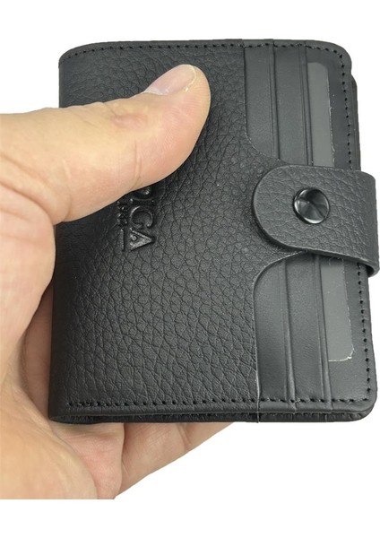 Diga 101 Deri Kartlık Cüzdan Siyah