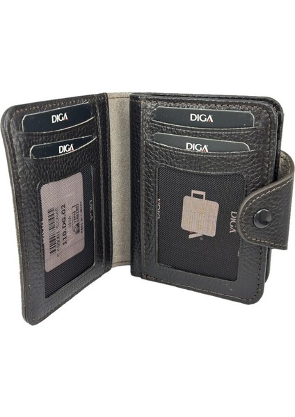 Diga 110 Deri Kartlık Cüzdan Kahve