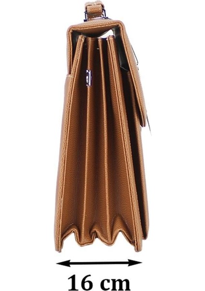 Erkek El Çantası Omuz Askılı Kilit Mekanizmalı Organizer Iç Bölme 15,6 Inç A4 Uyumlu fiyatları