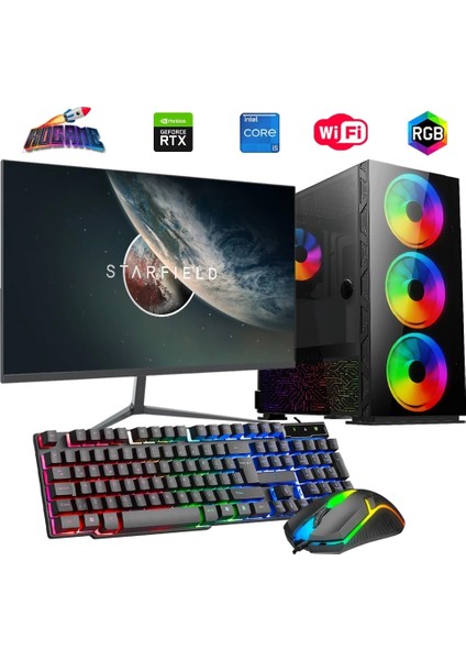 I5 13400F 16GB Ddr4 480SSD 12GB RTX3060 27" 165Hz Mon. Oyun Bilgisayarı