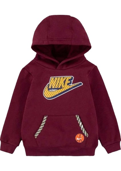 Nsw Great Outdoors Gfx Erkek Çocuk Kapüşonlu Sweatshirt - 86K052