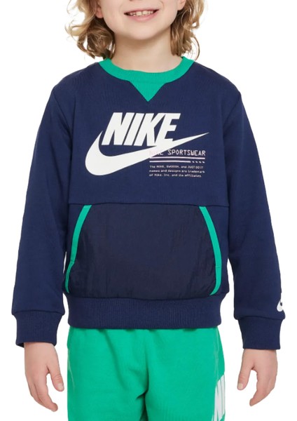 Nsw Paınt Yf Ft Crew Erkek Çocuk Sweatshirt - 86L749