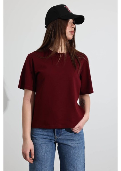 Bordo Basic Tişört