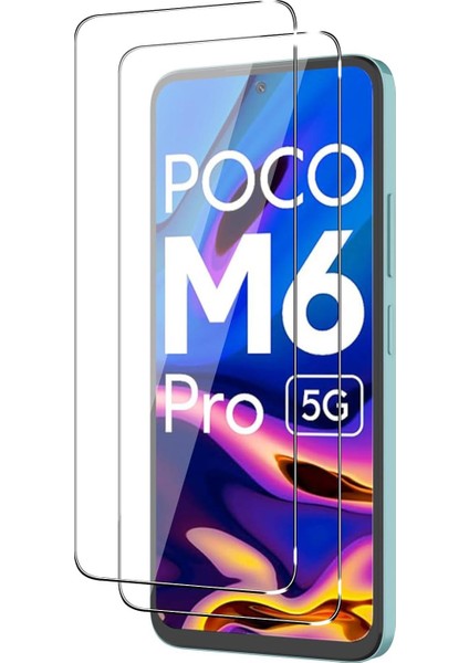 Xiaomi Poco M6 Pro 5g Uyumlu Ekran Koruyucu Nano Cam 2 Adet