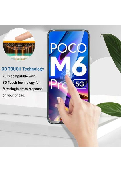 Xiaomi Poco M6 Pro 5g Uyumlu Ekran Koruyucu Nano Cam 2 Adet