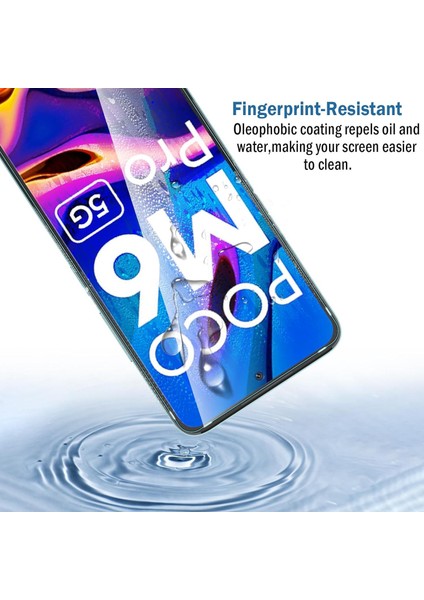 Xiaomi Poco M6 Pro 5g Uyumlu Ekran Koruyucu Nano Cam 2 Adet