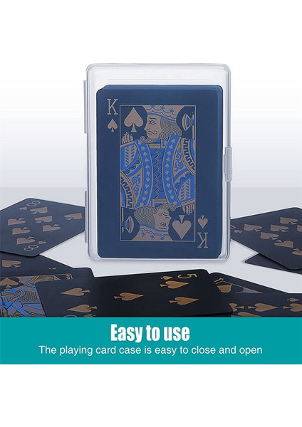 45 Paket Kutusu Ticaret Kartı Kutusu Kart Depolama Organizatör Temizle Kart Kutusu Oyun Kartları Için Boş Saklama Kutusu (Yurt Dışından) fiyatları