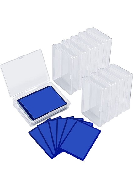 45 Paket Kutusu Ticaret Kartı Kutusu Kart Depolama Organizatör Temizle Kart Kutusu Oyun Kartları Için Boş Saklama Kutusu (Yurt Dışından) indirimleri