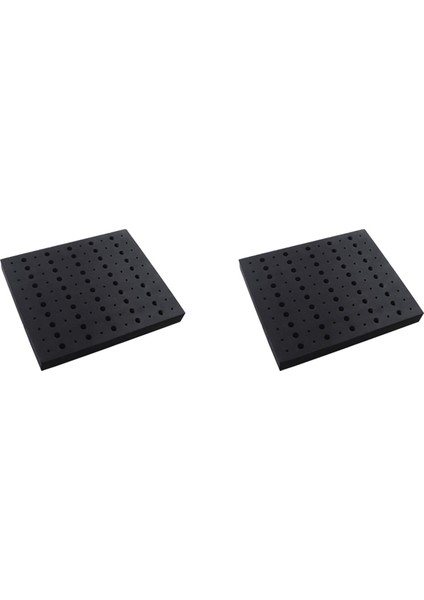 2x 110 Delik Yönlendirici Bit Tepsi Depolama Tutucu 1/4 Inç 1/2 Inç Shank Freze Kesici Uçları Organizatör (Yurt Dışından)