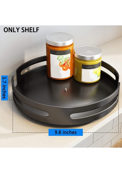 2x Tembel Pikap Dolap Organizatörü -9.8 Inç Plastik Şeffaf Döndürme Organizasyonu ve Depolama Kutusu, 360 Derece (Yurt Dışından) fiyatları