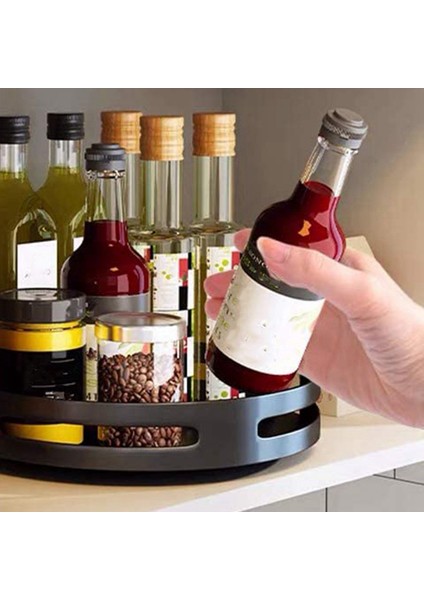 2x Tembel Pikap Dolap Organizatörü -9.8 Inç Plastik Şeffaf Döndürme Organizasyonu ve Depolama Kutusu, 360 Derece (Yurt Dışından) indirimleri