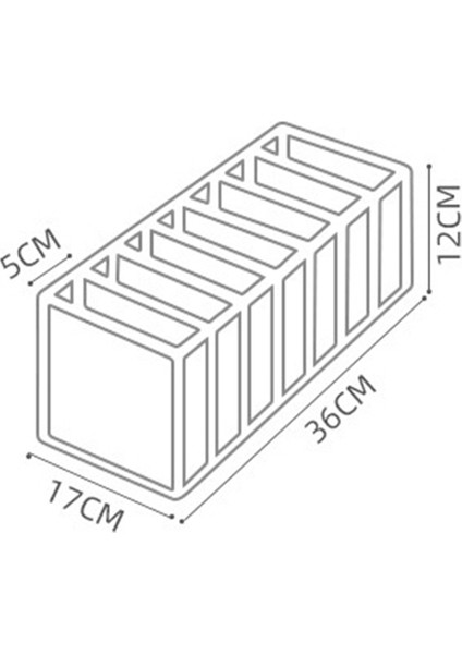 8 Adet Gardırop Saklama Organizatörü, Kot Bölmesi Saklama Kutusu Beyaz (Yurt Dışından) indirimleri
