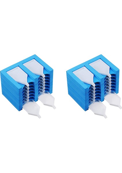 2x 16 Yuvalı Tepsi Düzenleyici Aksesuarları Tepsi Alet Setleri Organizatör Mavi (Yurt Dışından)