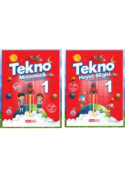 (Sınıf: 1 / Dönem: 2) Matematik / Hayat Bilgisi 2'li Set