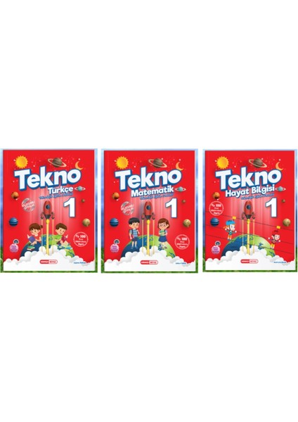 (Sınıf: 1 / Dönem: 2) Türkçe / Matematik / Hayat Bilgisi 3'lü Set