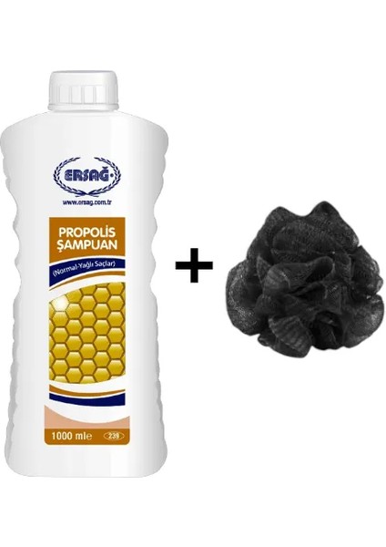 Propolisli Şampuan (Normal-Yağlı Saçlar) 1000 ml - ( Lif Hediye'li )