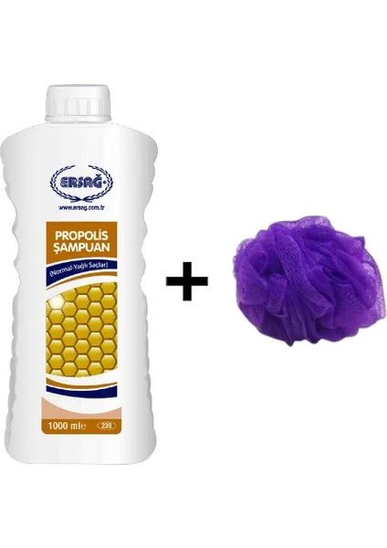 Propolisli Şampuan (Normal-Yağlı Saçlar) 1000 ml - ( Lif Hediye'li )