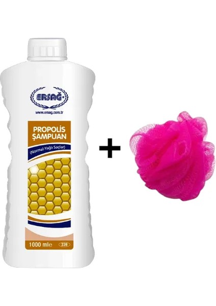 Propolisli Şampuan (Normal-Yağlı Saçlar) 1000 ml - ( Lif Hediye'li )