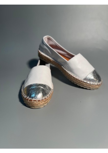 Noble Shoes Hakiki Deri Espadril Babet modelleri