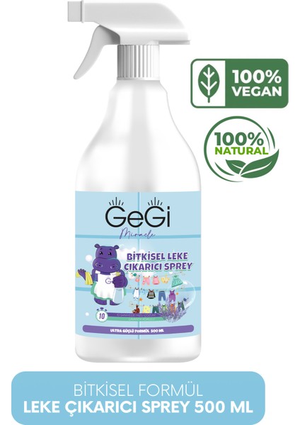 Bitkisel Bebek Lekelere Karşı Yüzey, Oyuncak Temizleyici Çok Amaçlı Vegan Sprey fiyatları