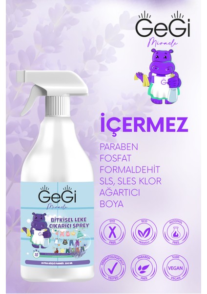 Bitkisel Bebek Lekelere Karşı Yüzey, Oyuncak Temizleyici Çok Amaçlı Vegan Sprey fırsatları