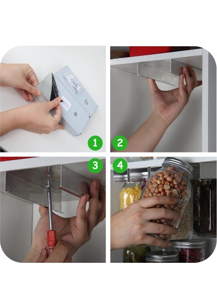 Gıda Depolama A Için Mason Kavanoz Organizatör Tutucu Raf (Yurt Dışından) modelleri